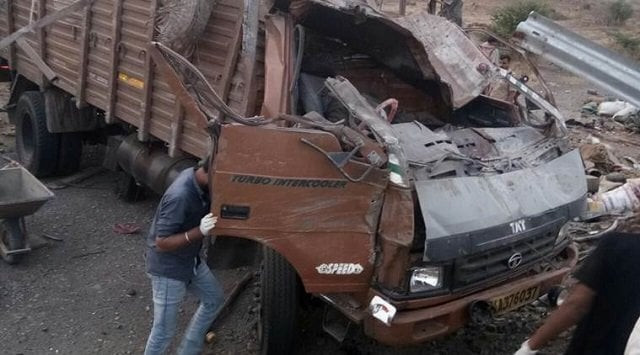 the truck hit a roadside barrier outside khandala a hill resort and popular tourist destination photo times of india the truck hit a roadside barrier outside khandala a hill resort and popular tourist destination photo times of india