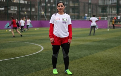 former afghan footballer battles sexism with grit former afghan footballer battles sexism with grit