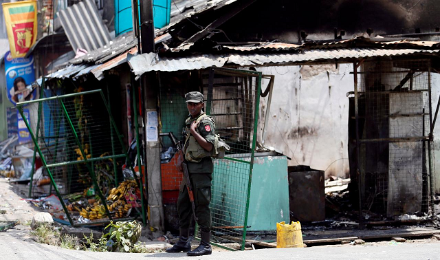 two army corporals arrested in sri lanka amid anti muslim riots photo reuters