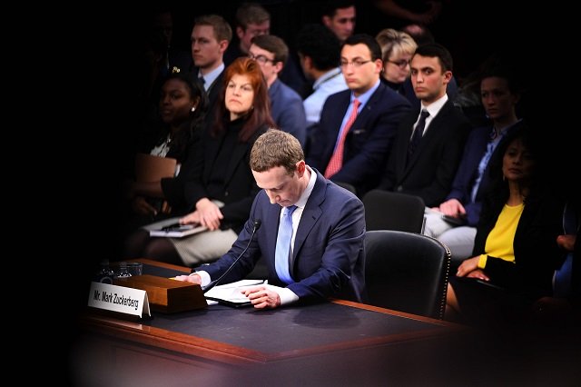 facebook founder and ceo mark zuckerberg testifies during a senate commerce science and transportation committee and senate judiciary committee joint hearing about facebook on capitol hill in washington dc april 10 2018 facebook chief mark zuckerberg apologized to us lawmakers tuesday for the leak of personal data on tens of millions of users as he faced a day of reckoning before a congress mulling regulation of the global social media giant in his first ever us congressional appearance the facebook founder and chief executive sought to quell the storm over privacy and security laps photo reuters