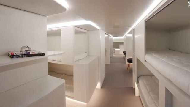 passengers will buy a regular seat on the aircraft paying extra for a bed at a price to be determined by airlines photo courtesy cnn passengers will buy a regular seat on the aircraft paying extra for a bed at a price to be determined by airlines photo courtesy cnn