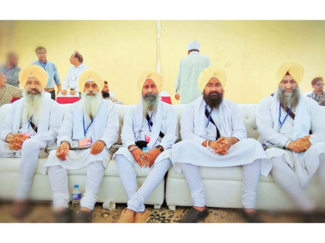panj pyare will baptise sikh immigrants during baisakhi celebrations photo express panj pyare will baptise sikh immigrants during baisakhi celebrations photo express