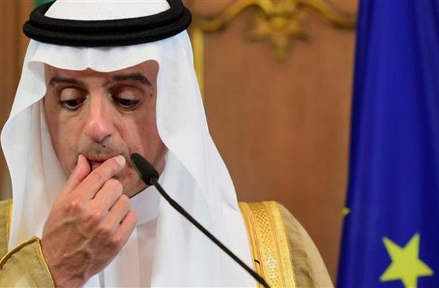 039 the solution of qatar will be within the gcc 039 says saudi fm adel al jubeir photo afp