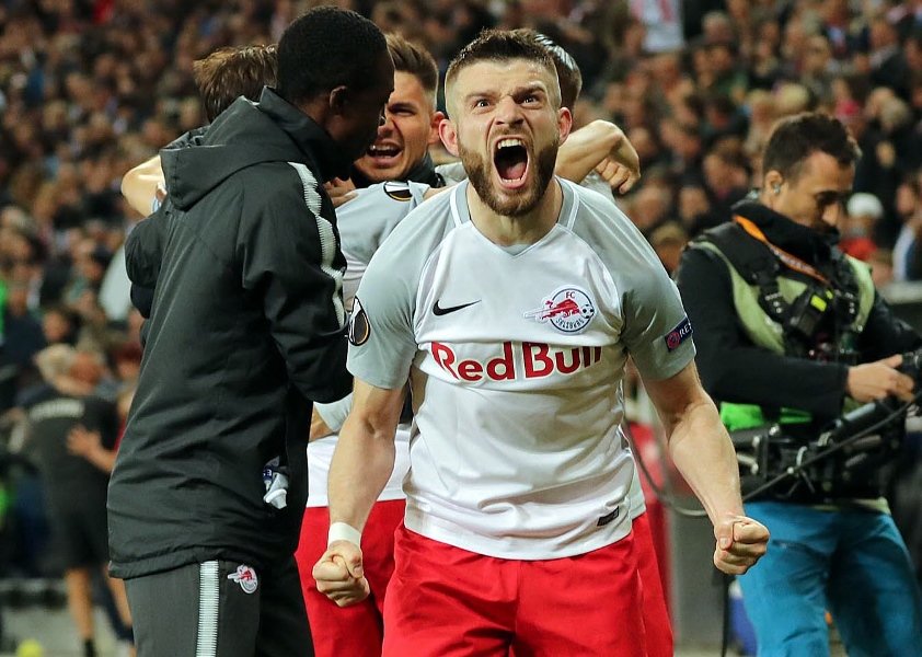 remarkable comeback lazio were well in control of the tie but salzburg then scored three times in five crazy minutes through amadou haidara hee chan hwang and stefan lainer to secure a memorable 6 5 aggregate victory photo afp