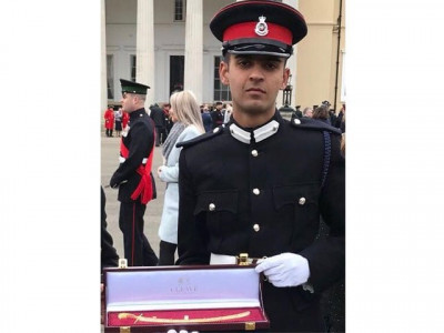 pakistan army cadet wins international medal at uk military academy