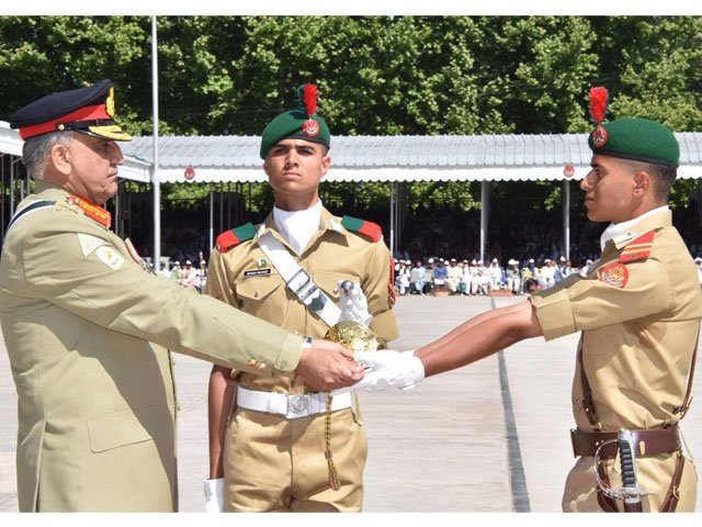 the passing out parade of 137th pma long course 8th mujahid course and 56th integrated course was held at pma kakul photo ispr