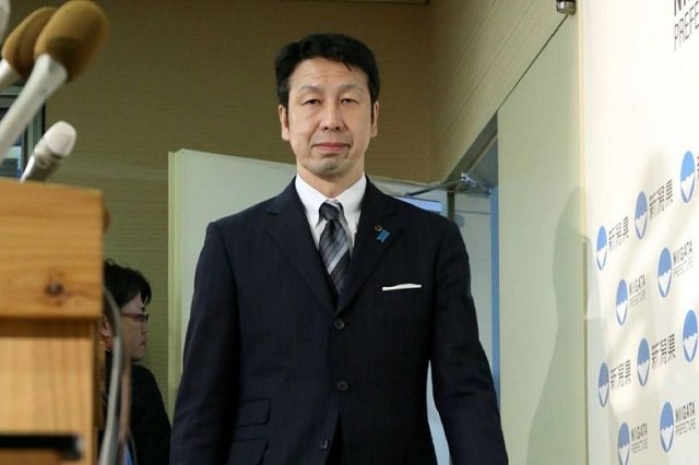 ryuichi yoneyama was elected governor of niigata prefecture in 2016 on a pledge to prevent the restarting of the kashiwazaki kariwa power station photo afp