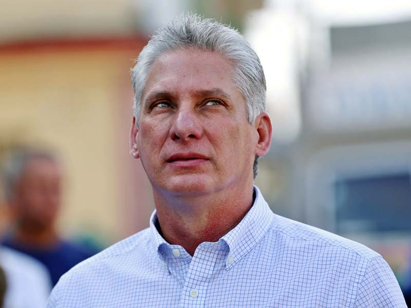 cuba swears in miguel diaz canel to replace castro as president