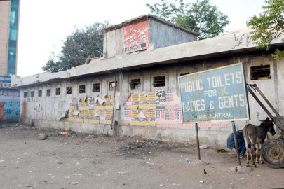 poor sanitation karachi public toilets go down the drain