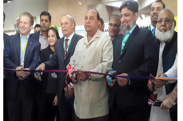 trade development authority of pakistan tdap chief executive s m muneer inaugurating the printpak exhibition photo fb com swissconsulatekarachi