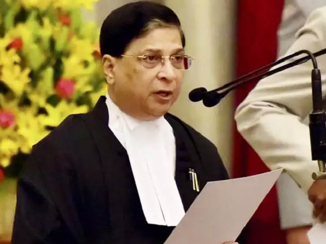 chief justice of india justice dipak misra photo courtesy the economic times