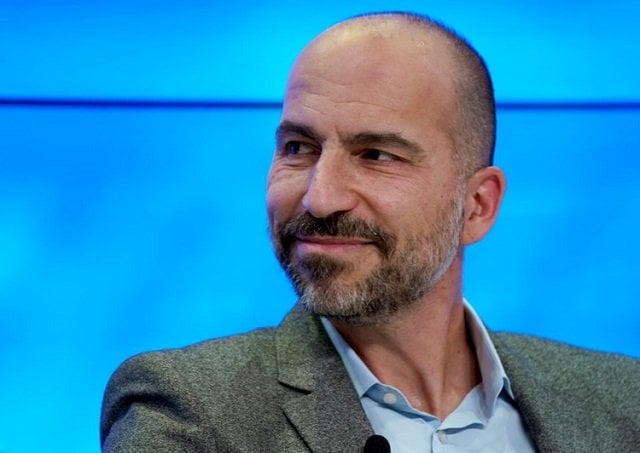 dara khosrowshahi chief executive officer of uber attends the world economic forum wef annual meeting in davos switzerland january 23 2018 photo reuters