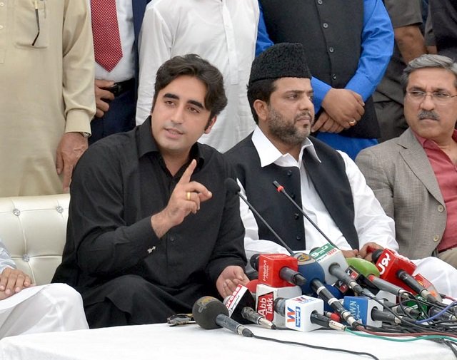 where was sanctity of vote when nawaz plotted to overthrow benazir govt asks ppp chairman in multan on sunday photo inp
