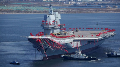 china s first home built aircraft carrier looks set to start sea trials