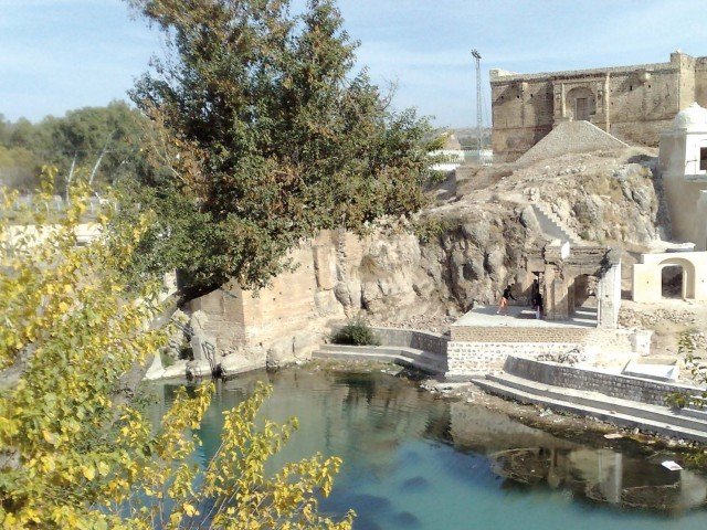 a view of katas raj temple in chakwal photo file