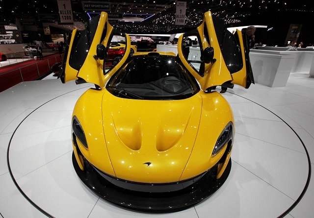 the mclaren p1 car is pictured during the second media day of the 83rd geneva car show at the palexpo arena in geneva march 6 2013 photo reuters