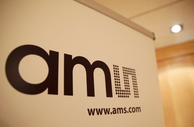 the logo of the multinational semiconductor manufacturer ams austria mikro systeme is seen during a annual news conference in zurich switzerland february 6 2018 photo reuters the logo of the multinational semiconductor manufacturer ams austria mikro systeme is seen during a annual news conference in zurich switzerland february 6 2018 photo reuters