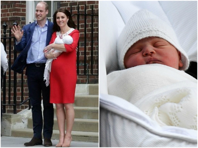 prince william kate middleton introduce newborn son
