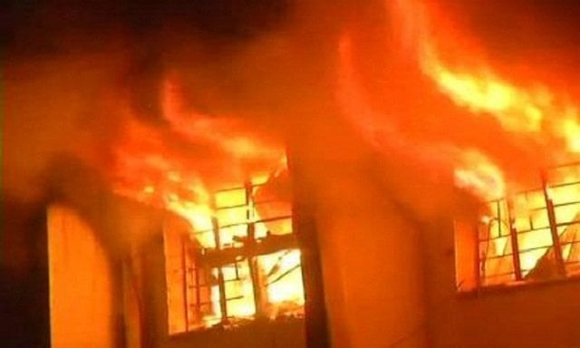 a preliminary investigation found that it was caused by arson photo afp a preliminary investigation found that it was caused by arson photo afp