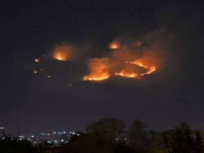 forest fires break out in margallas forest fires break out in margallas