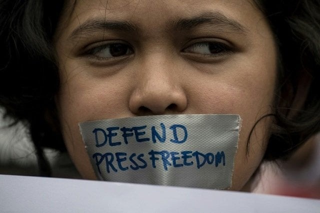 protestors held a rally to defend press freedom in manila in january following accusations of a crackdown by philippine president rodrigo duterte 039 s government photo afp file protestors held a rally to defend press freedom in manila in january following accusations of a crackdown by philippine president rodrigo duterte 039 s government photo afp file