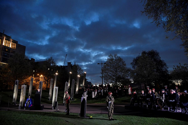 anzac memorials held around the world photo reuters
