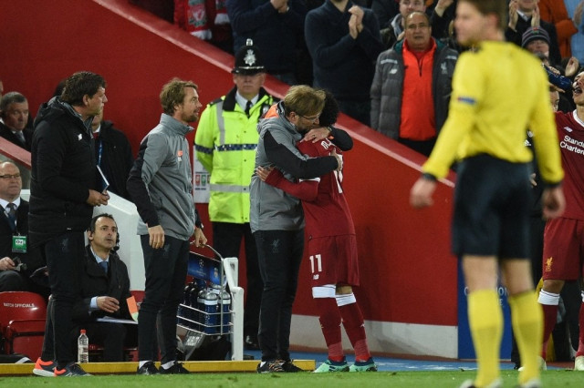 mo ed down roma had no answer for former player salah who scored two and set up two more in arguably the best individual performance of this season so far photo afp mo ed down roma had no answer for former player salah who scored two and set up two more in arguably the best individual performance of this season so far photo afp