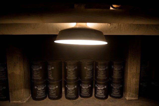 in a long abandoned nuclear fallout shelter in the heart of the us capital museum curator frank blazich pries open a large rusted can of crackers bearing the date quot nov 1962 quot quot tastes a bit stale quot he jokes as he chomps down on its contents photo afp