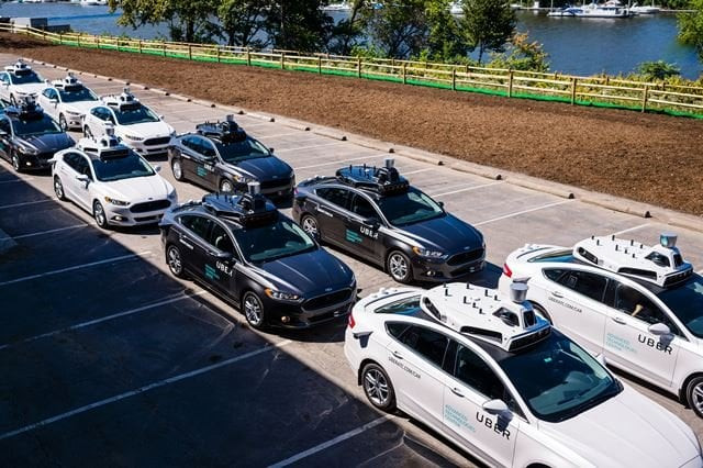 pilot models of the uber self driving car is displayed at the uber advanced technologies center on september 13 2016 in pittsburgh pennsylvania uber launched a groundbreaking driverless car service stealing ahead of detroit auto giants and silicon valley rivals with technology that could revolutionize transportation afp angelo merendino photo credit should read angelo merendino afp getty images pilot models of the uber self driving car is displayed at the uber advanced technologies center on september 13 2016 in pittsburgh pennsylvania uber launched a groundbreaking driverless car service stealing ahead of detroit auto giants and silicon valley rivals with technology that could revolutionize transportation afp angelo merendino photo credit should read angelo merendino afp getty images