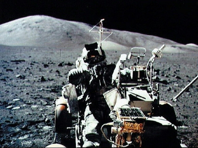 a nasa picture taken by us crew commander eugene a cernan during the apollo 17 mission on december 13 1972 shows astronaut and geologist harrison h schmitt seated in the lunar roving vehicle on the surface of the moon photo afp a nasa picture taken by us crew commander eugene a cernan during the apollo 17 mission on december 13 1972 shows astronaut and geologist harrison h schmitt seated in the lunar roving vehicle on the surface of the moon photo afp