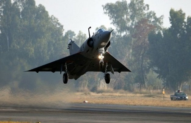 in this picture taken on december 27 2017 a mirage aircraft of the pakistan air force paf takes off at the pakistan aeronautical complex after an overhaul at the mirage rebuild factory mrf in kamra west of the capital islamabad photo afp in this picture taken on december 27 2017 a mirage aircraft of the pakistan air force paf takes off at the pakistan aeronautical complex after an overhaul at the mirage rebuild factory mrf in kamra west of the capital islamabad photo afp