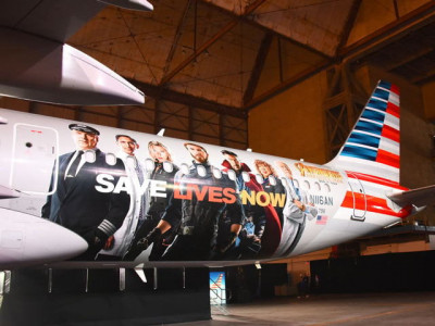 avengers plane unveiled to raise cancer awareness avengers plane unveiled to raise cancer awareness