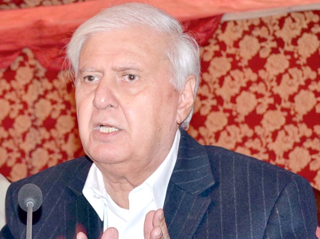 qaumi watan party chairman aftab sherpao photo file