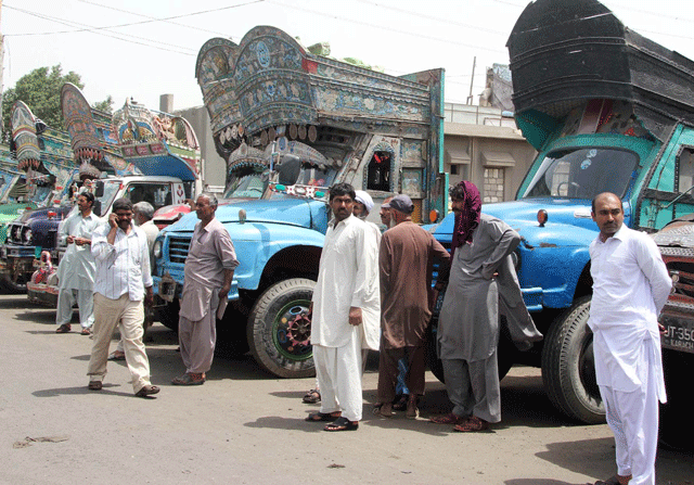 may 4 transporters threaten strike in lahore