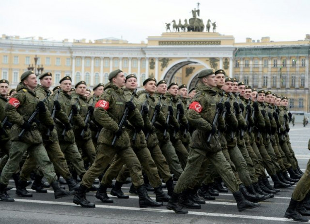 russia has been forced to restrict its military spending since 2014 because of economic problems triggered by western sanctions according to the report photo afp russia has been forced to restrict its military spending since 2014 because of economic problems triggered by western sanctions according to the report photo afp