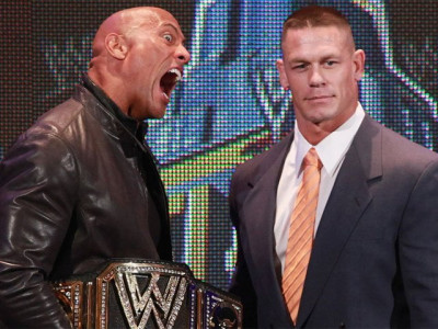 wrestling rivals the rock and john cena join hands for upcoming film wrestling rivals the rock and john cena join hands for upcoming film