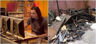 mekaal hasan s iconic lahore studio reduced to ashes mekaal hasan s iconic lahore studio reduced to ashes