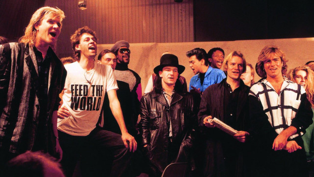 bob geldof brought in big names for the iconic charity single photo file bob geldof brought in big names for the iconic charity single photo file