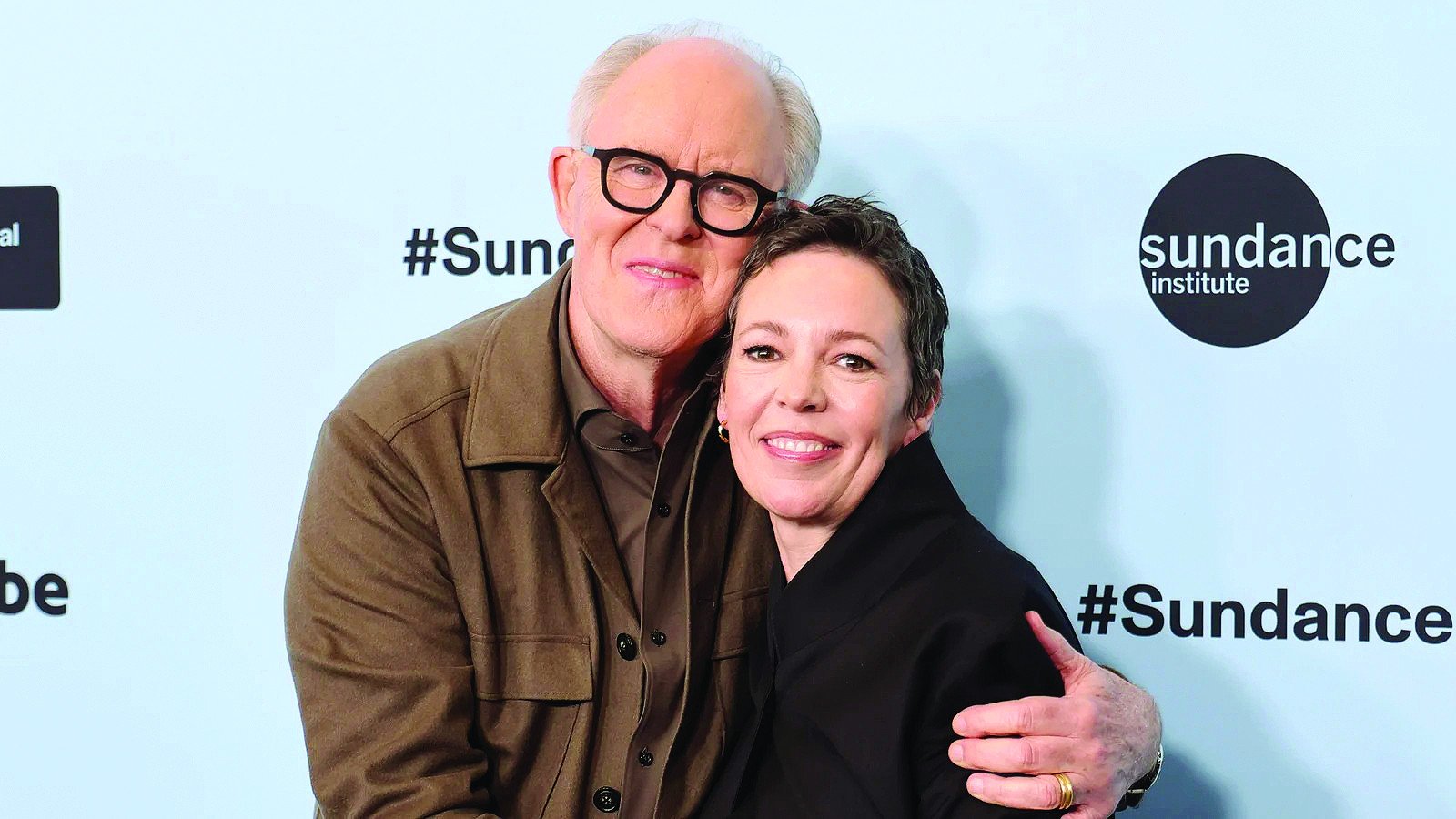 john lithgow and olivia colman began the proceedings photo file