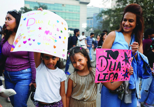 dua lipa and maroon 5 performed in mumbai in the last seven days photo reuters dua lipa and maroon 5 performed in mumbai in the last seven days photo reuters