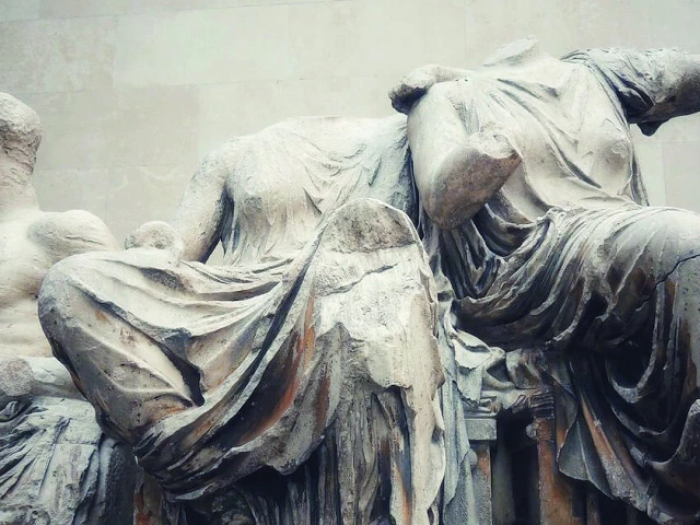 centuries old marble from the parthenon is on display in the british museum photo file centuries old marble from the parthenon is on display in the british museum photo file