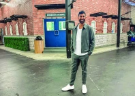 dhar mann poses inside his burbank studio photo file