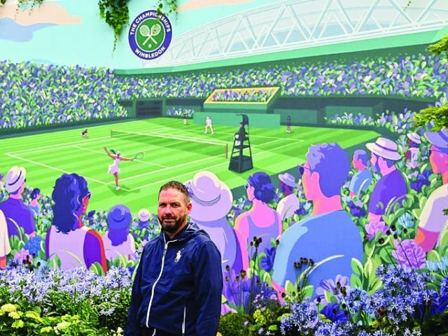 around 27 000 plants are brought in for wimbledon photo afp around 27 000 plants are brought in for wimbledon photo afp