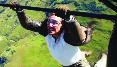 tom cruise stunting in mission impossible   the final reckoning photo file