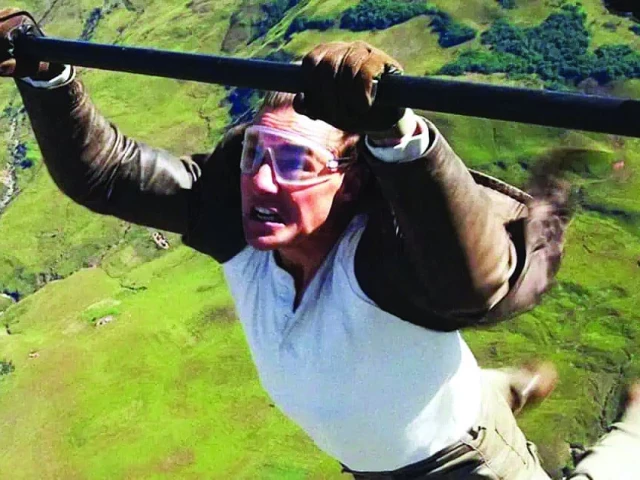 tom cruise stunting in mission impossible the final reckoning photo file tom cruise stunting in mission impossible the final reckoning photo file
