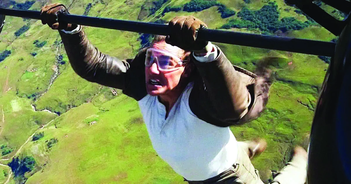 tom cruise stunting in mission impossible the final reckoning photo file tom cruise stunting in mission impossible the final reckoning photo file