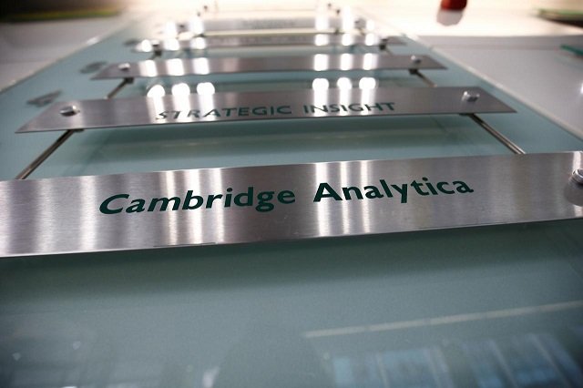 the nameplate of political consultancy cambridge analytica is seen in central london britain photo reuters