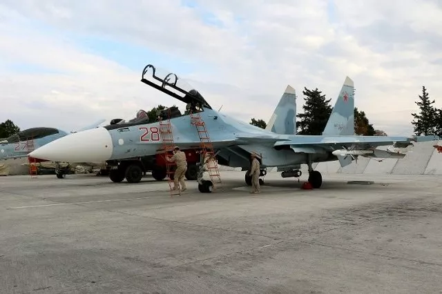 a russian fighter jet crashed after taking off from an airbase in syria killing both pilots moscow 039 s defence ministry said photo afp a russian fighter jet crashed after taking off from an airbase in syria killing both pilots moscow 039 s defence ministry said photo afp