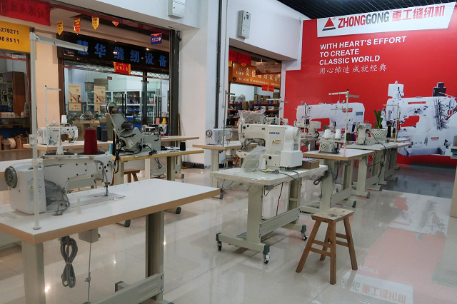 sewing machines for sale are on display at a showroom run by zhejiang bote sewing machine in yiwu zhejiang province china april 10 2018 photo reuters