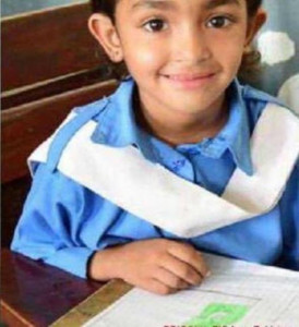 pakistani girl s photo features on an indian booklet s cover page